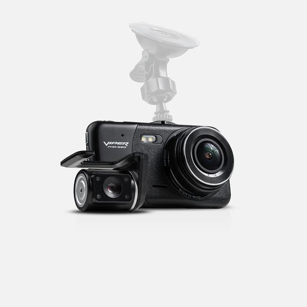 Автомобильный видеорегистратор «Viper FHD-650» 2 камеры (внутренняя) ОПТ фото 1