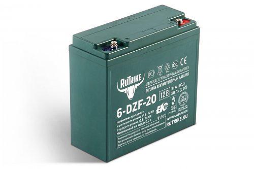 Тяговый аккумулятор RuTrike 6-DZF-12 (12V13A/H C3) фото 1