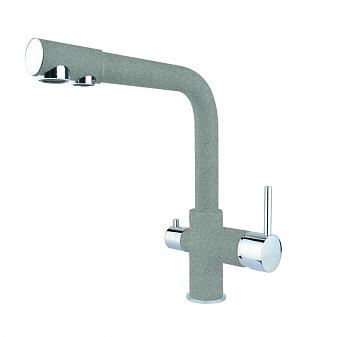 Смеситель АКЦЕНТ, серый фото 1