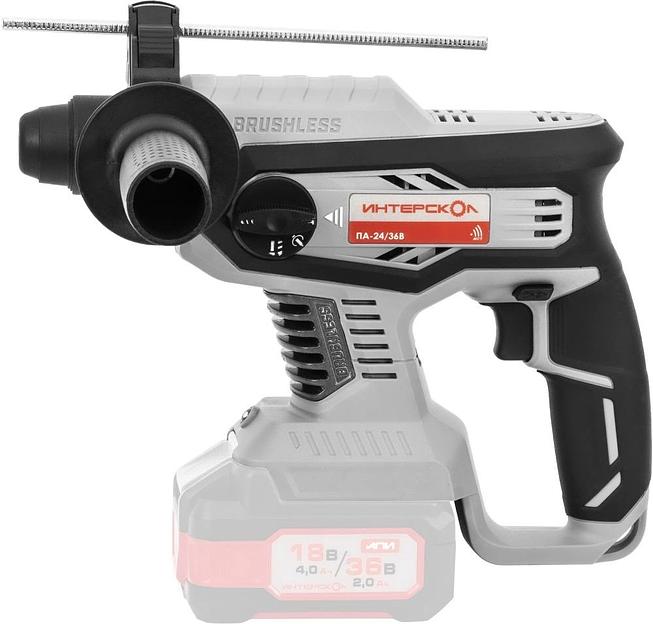 Перфоратор Интерскол ПА-24/36В патрон:SDS-plus уд.:2.2Дж аккум. фото 2