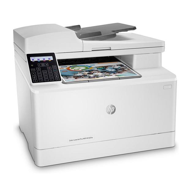 МФУ лазерный HP Color LaserJet Pro M183fw (7KW56A) A4 Net WiFi белый фото 3