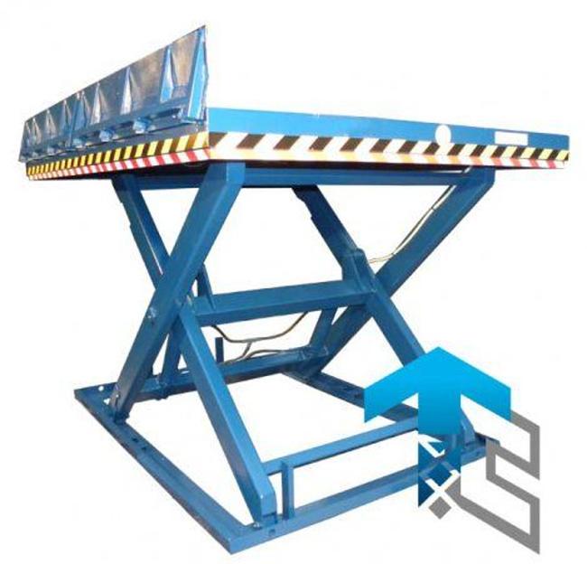 Подъемный стол 1000 кг, высота подъема 1,5 м, 1600x1300 мм фото 2