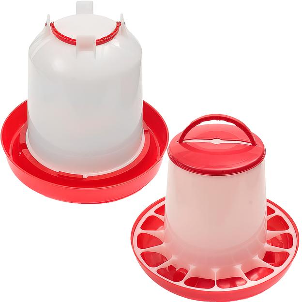 Набор кормушка 6кг и поилка 6л фото 1