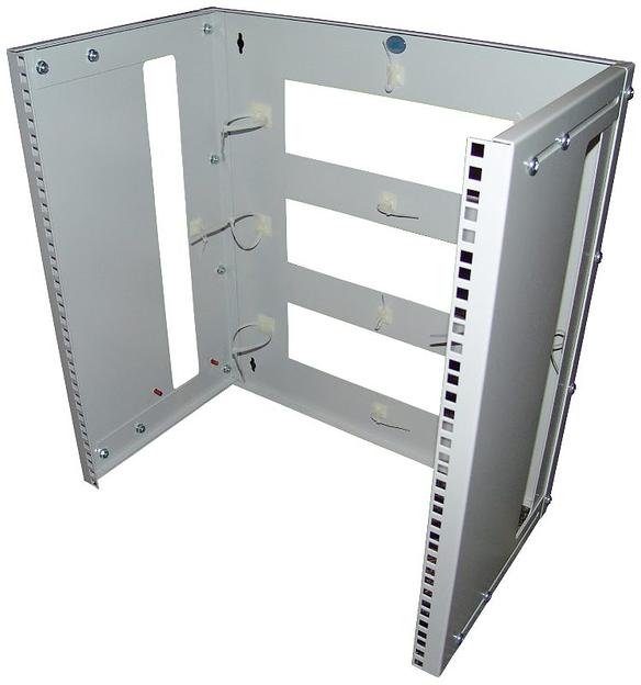 Кронштейн телекоммуникационный ЦМО КНО-М-9U настен. регул.глуб. 9U 19" 450мм нагр.:40кг серый (упак.:1шт) фото 5