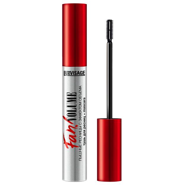 Lux visage тушь fan! volume пышные ресницы с эффектом объема фото 1
