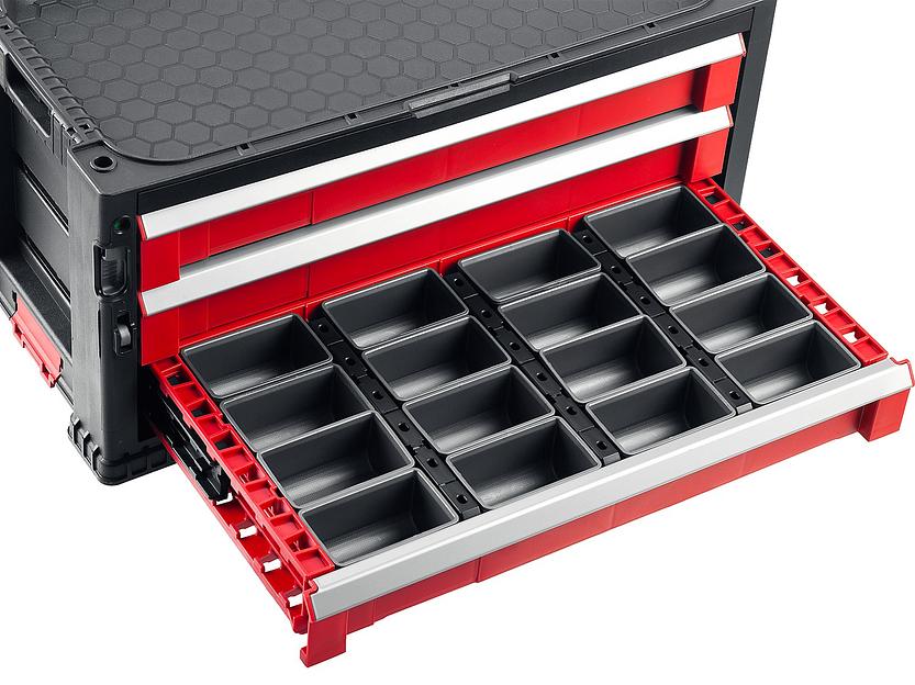 KETER DRAWER-3, 562 х 289 х 262 мм, (22″), ящик с 3 выдвижными полками (38381-3) фото 2