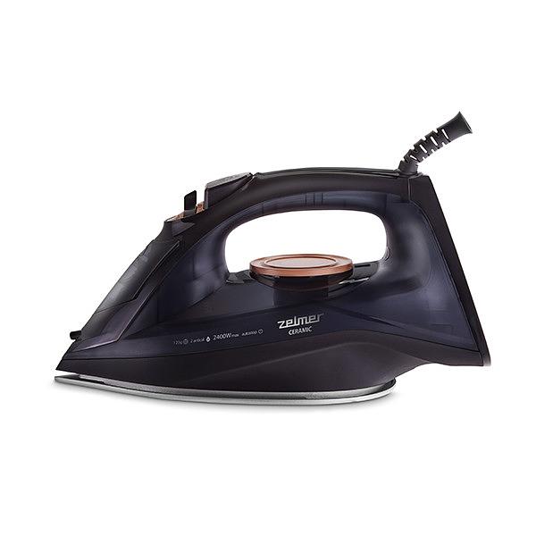 Утюг Zelmer ZIR1505 Ceramic цвет графит тёмно фиолетовый оранжевый фото 1