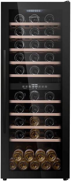 Винный шкаф Maunfeld MFWC-201D77 2-хкамерн. черный фото 1