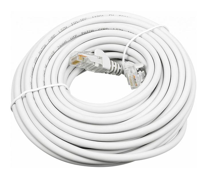 Патч-корд Lanmaster LAN-PC45/U5E-5.0-WH вилка RJ-45-вилка RJ-45 кат.5е 5м белый LSZH (уп.:1шт) фото 1