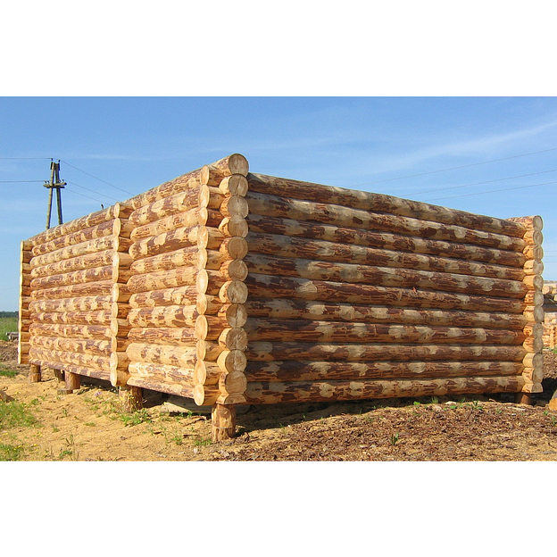 Рубленное бревно опт фото 1