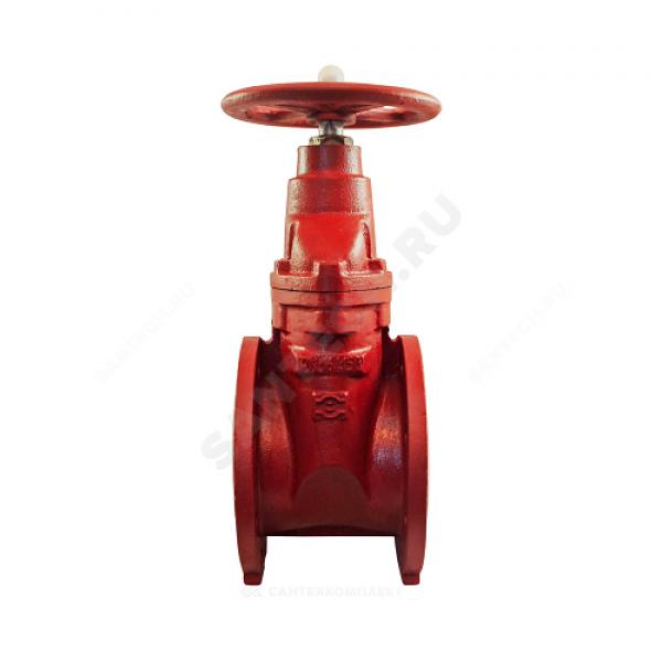 Задвижка чугунная  МЗВГ обрезиненный клин Ду 100 Ру16 до +150 фланцевая Завод им Гаджиева фото 3