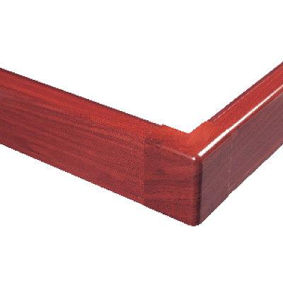 Внешний угол для плинтусного короба 100х40 мм (ламинированный под дерево) фото 1