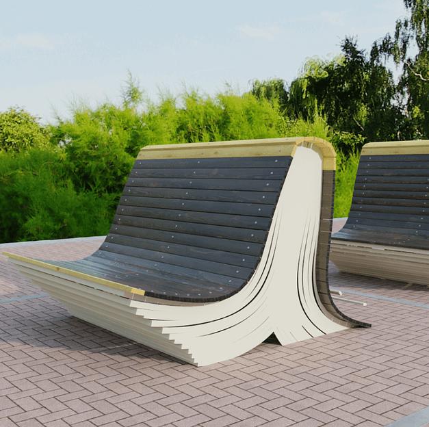 Скамья «Книга» под заказ ОПТ фото 1