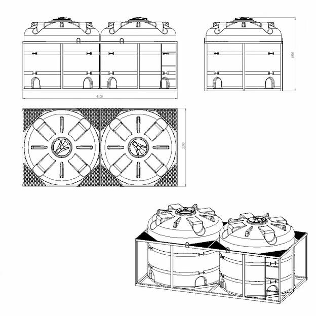 Кассета 10 м³ TR для КАС/ЖКУ фото 2