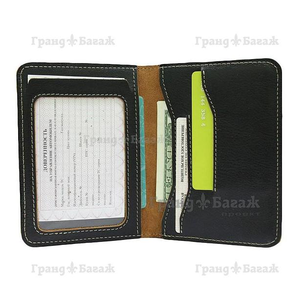 Обложка для автодокументов RS ВО-RS/черн фото 4