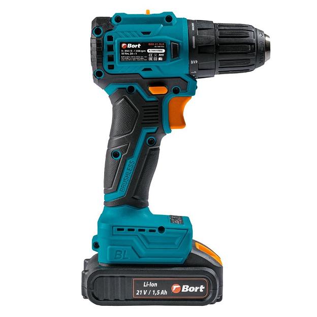 Bort BAB-21-BLK (2X1,5AH) Дрель-шуруповерт аккумуляторная [93413526] { 21 В, 1.5 Ач, Li-lon, 2 Акб } фото 3
