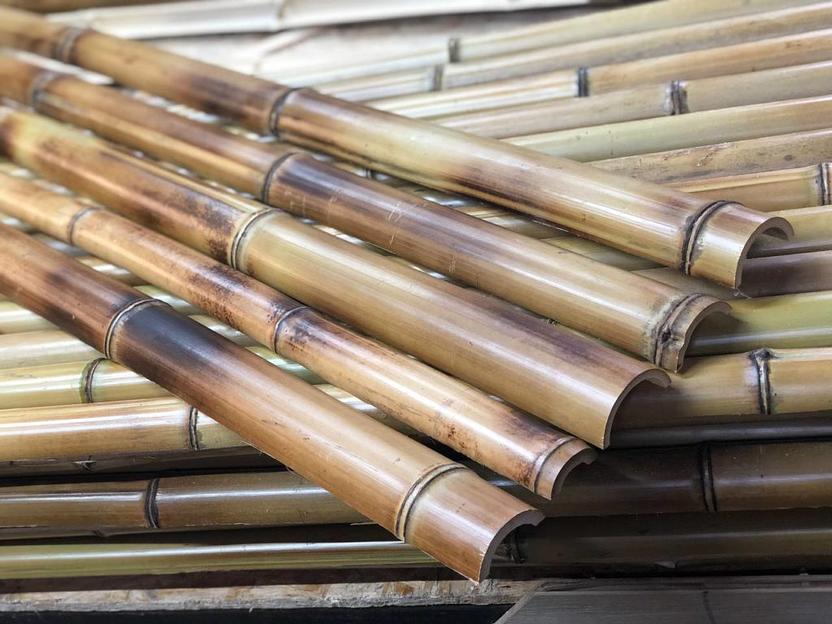 Половинка ствола бамбука, 3 м, хаотичный, опт фото 2