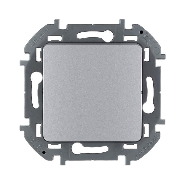 Переключатель одноклавишный Legrand 673652 Inspiria с/у алюминий 673652 фото 2