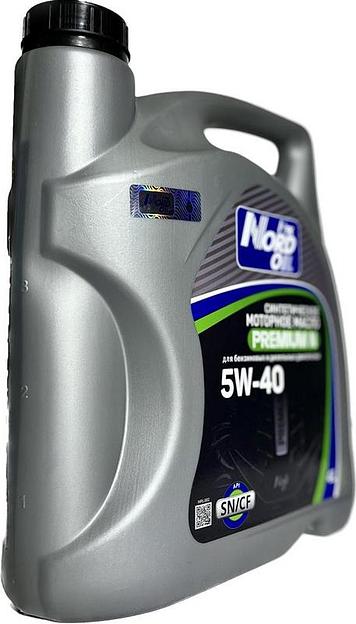 Синтетическое моторное масло для легковых автомобилей Nord Oil Premium N dizel 5W-40 SN/CF ОПТ фото 2