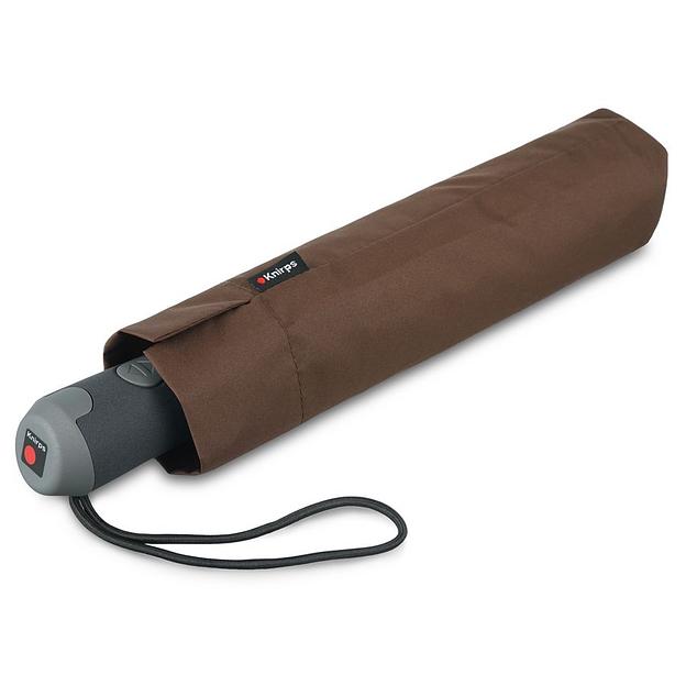 Зонт Knirps автомат E.200 Medium Duomatic DARK BROWN ECOREPEL (Санкт-Петербург) 95 1200 8900-лого фото 4