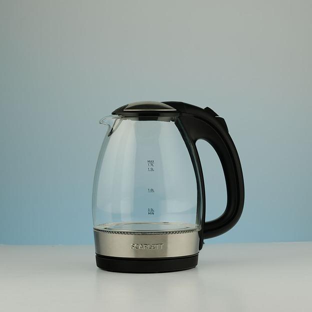 Чайник электрический Scarlett SC-EK27G91 черный фото 5