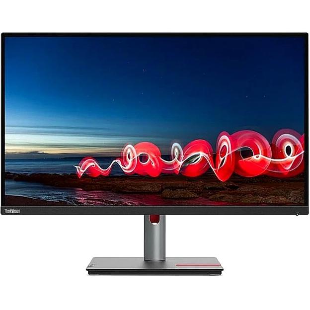 Монитор Lenovo 27" T27h-30, 16:9, IPS, QHD, 4ms, 350cd, 60Hz, HDMI, DP, USB-C, USB, LAN, HAS фото 2