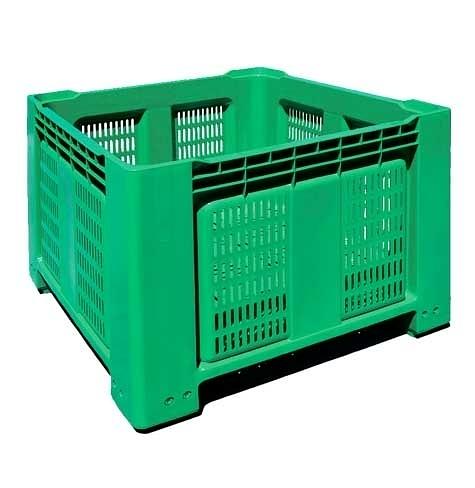 Ящик-поддон пластиковый 1120x1120x770 Apple box фото 1