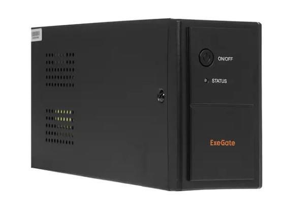 Exegate EP285604RUS ИБП ExeGate SpecialPro UNB-800.LED.AVR.EURO <800VA/480W, LED, AVR, 2 евророзетки, Black> фото 1