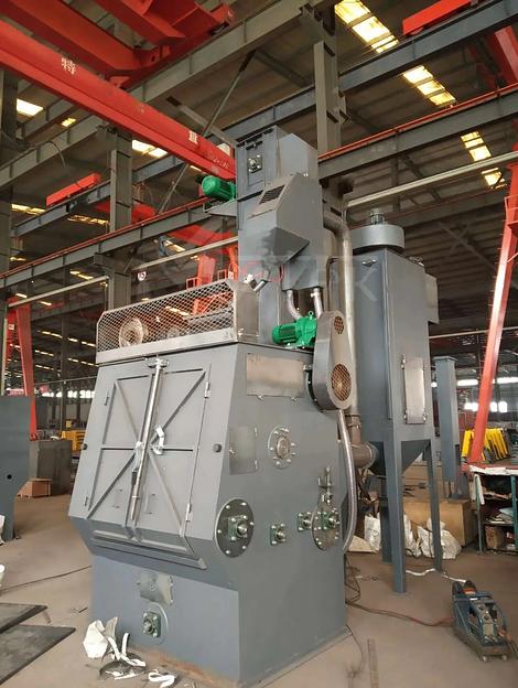 Дробемет барабанного типа с ленточным транспортером Q3210, серия Проф фото 5