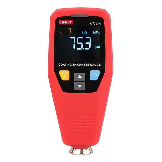 Прочие измерители UNI-T Толщиномер UT343A, диаметр измеряемой площади 20 мм, min толщина объема 0,5 мм фото 1