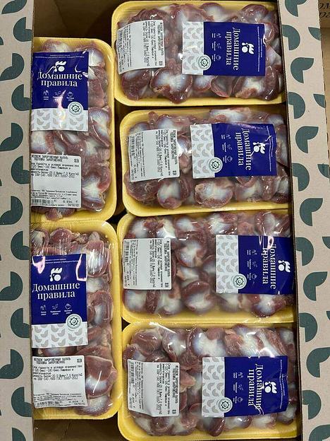 Мышечные желудки цыплят-бройлеров в подложке охлажденные/замороженные Халяль фото 1