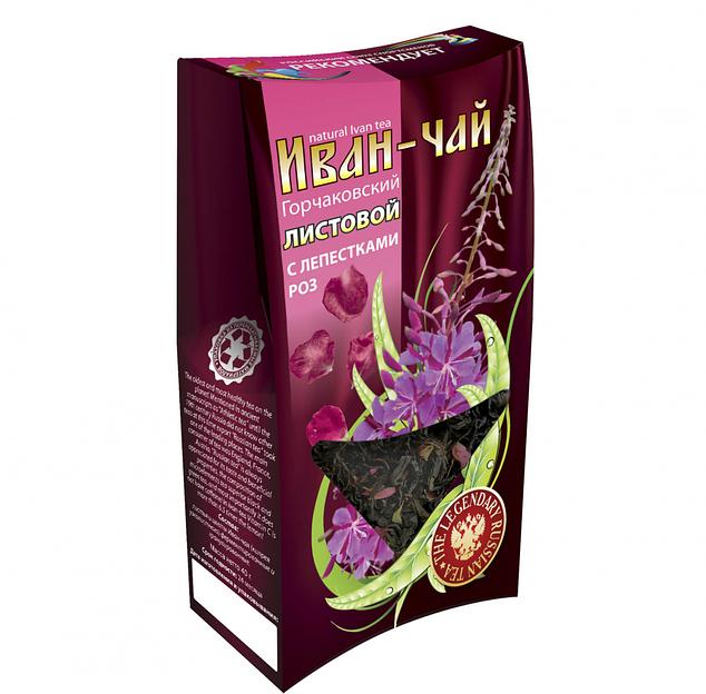 Иван-чай «Горчаковский» с лепестками роз, 30 г опт фото 1