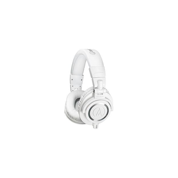 Наушники Audio-Technica ATH-M50X, 3.5 мм, мониторные, белый [15117335] фото 1