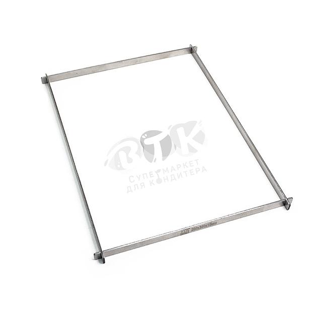 Рамка для конфет и шоколада 290х390х15 мм нержавеющая сталь фото 2