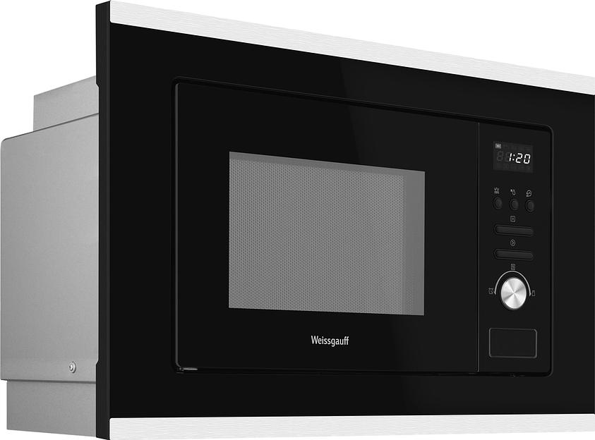 Микроволновая печь Weissgauff BMWO-207 Grill 20л. 800Вт черный/нержавеющая сталь (встраиваемая) фото 3
