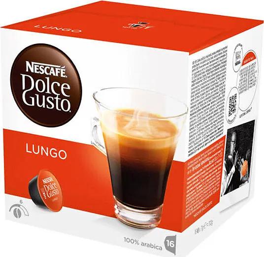 Кофе в капсулах для кофемашин Nescafe Dolce Gusto Lungo, 16 капсул ОПТ фото 1
