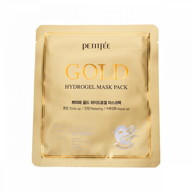 Маска гидрогелевая с коллоидным золотом Gold Hydrogel Mask, 32 гр, опт фото 1