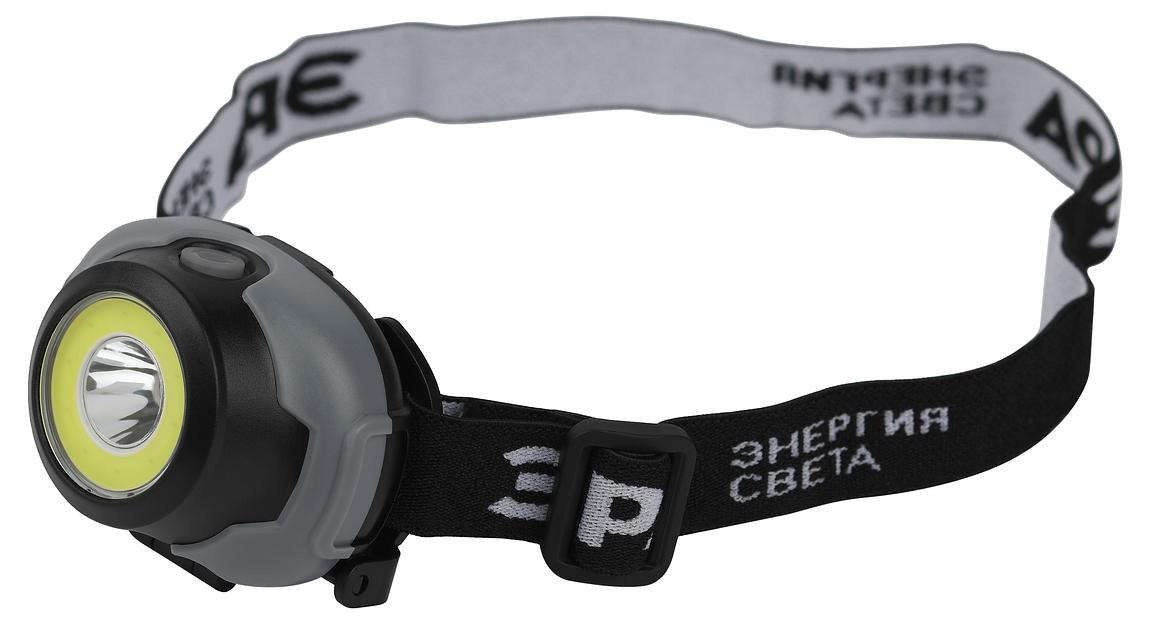 ЭРА Б0052752 Фонарь налобный светодиодный GB-710 Криптон, на батарейках, 3 режима, 5 Вт, СОВ, 3хААА фото 1