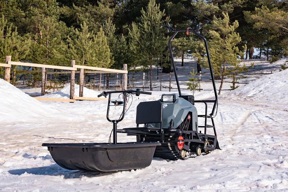 Мотобуксировщик Бурлак М2 FK, 9 л.с., 1250*510*810 мм. фото 9