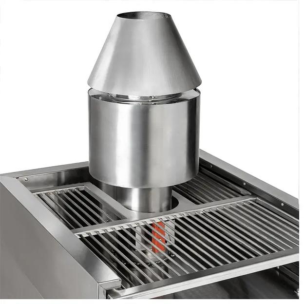 Печь «Хоспер» с подставкой и полкой для подогрева Кобор Fire-50-L BC фото 7