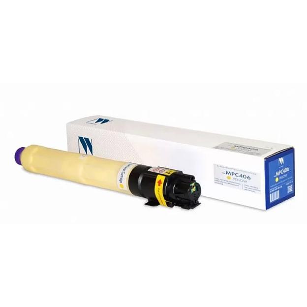 Картридж NVP совместимый NV-MPC406 Yellow для Ricoh Aficio-MPC306/MPC307/MPC406 (6000k) фото 1
