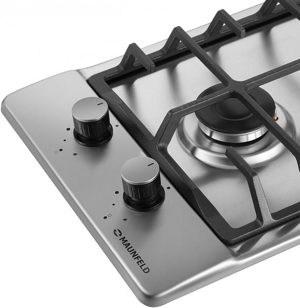 Газовая варочная поверхность Maunfeld EGHS.32.6CS/G нержавеющая сталь фото 5