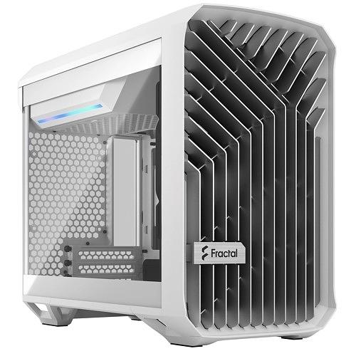 Fractal Design Torrent Nano White TG Clear Tint / mITX, TG / 1x180mm fan inc. / FD-C-TOR1N-03 фото 1