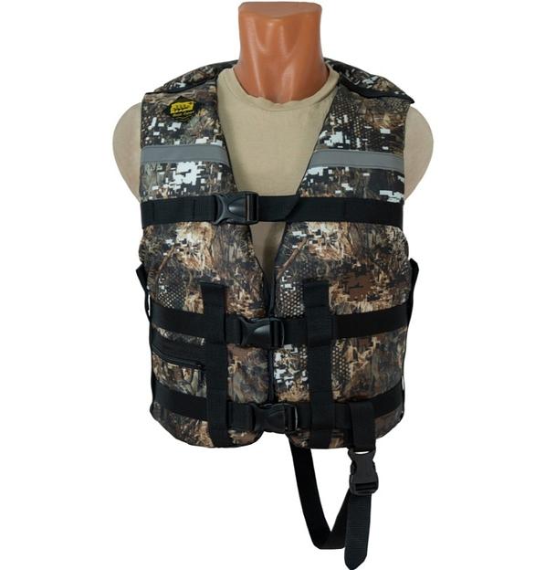 Жилет Таймень спасательный стандартный размер: XXL (54-56), цвет: камуфляж фото 1