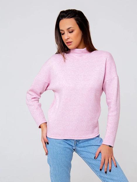 Свитер трикотажный, розовый, Опт фото 1