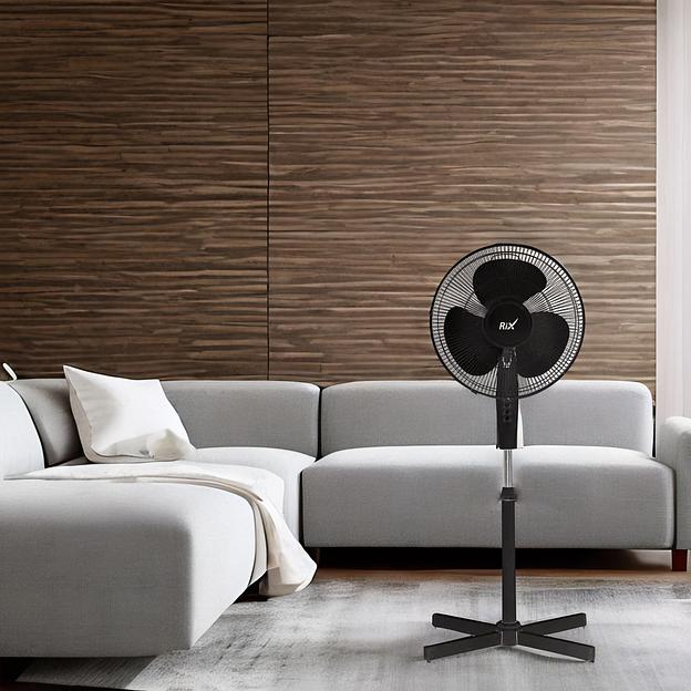 Вентилятор бытовой напольный Rix RSF-3000B фото 4