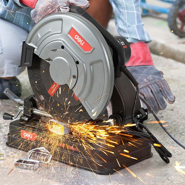Пила монтажная Deli Отрезная монтажная пила Deli DE-XQ355-1E (2350Вт, 3800об/мин, диаметр диска 355мм) фото 9