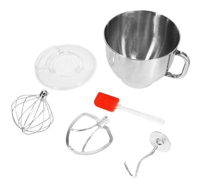 Миксер планетарный Starwind SPM8183 1600Вт серебристый фото 6