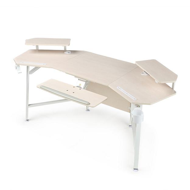 Стол для компьютера с подставкой под клавиатуру EUREKA ERK-AED-E70MW фото 1