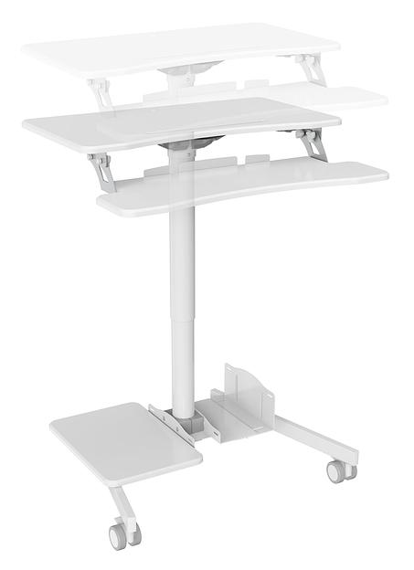 Стол для ноутбука Cactus VM-FDS108 столешница МДФ белый 71x39.2x110см (CS-FDS108WWT) фото 2